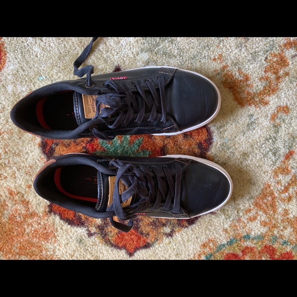 Men’s Levi’s shoes . Work once